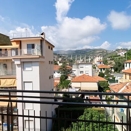 Lovely Sea View With Terrace And Balcony شقة Poggio (Imperia)
