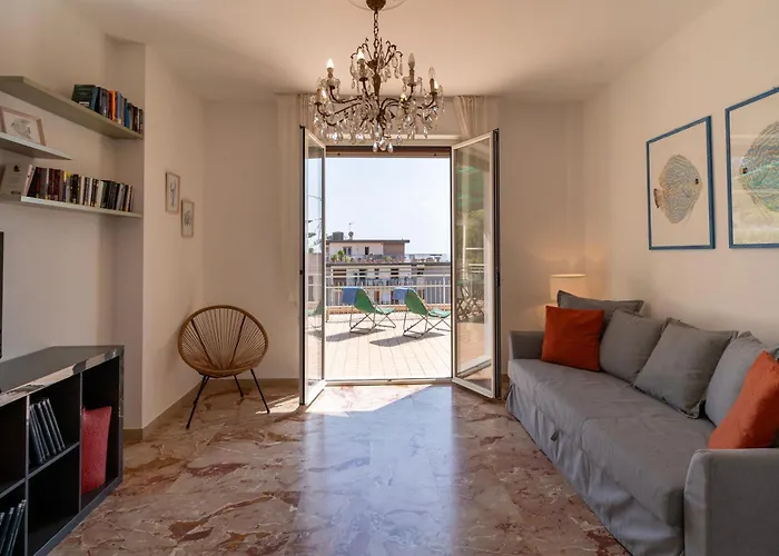 Guesthost - Lovely Sea View With Terrace And Balcony * Poggio (Imperia)
